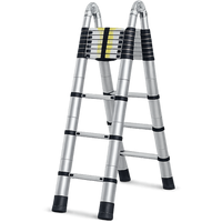 Échelle Télescopique Pliante en Aluminium – EN131 – 5 m – Charge 150 kg